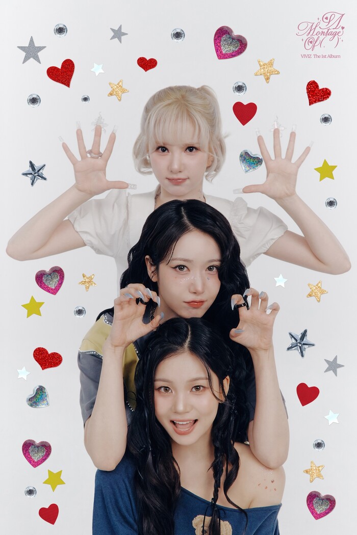 걸그룹 VIVIZ(비비지) 첫 정규 앨범 'A Montage of ( )' 콘셉트 포토(LOVE ver.) 제공 빅플래닛메이드엔터