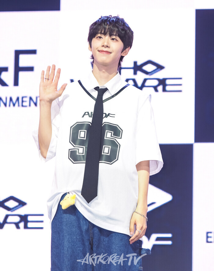 그룹 아홉의 첫 번째 미니앨범 '후 위 아'(WHO WE ARE) 발매기념 쇼케이스(서정우) 2025.07.01 사진 ⓒ아트코리아방송 이용선 기자​