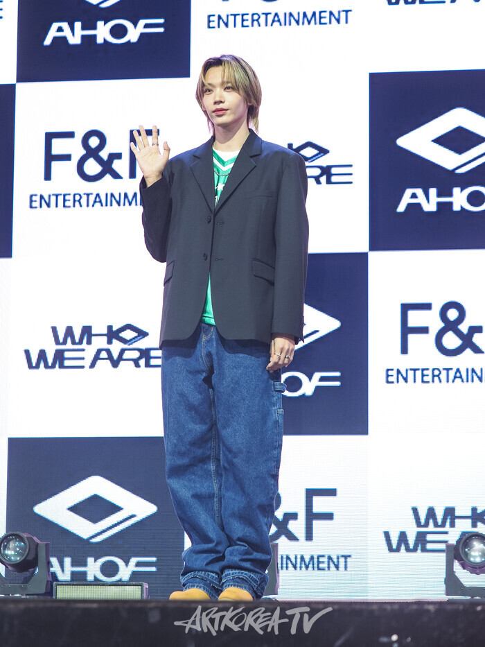 그룹 아홉의 첫 번째 미니앨범 '후 위 아'(WHO WE ARE) 발매기념 쇼케이스(장슈아이보) 2025.07.01 사진 ⓒ아트코리아방송 이용선 기자​