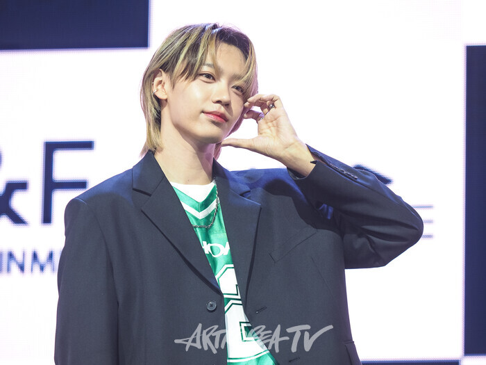 그룹 아홉의 첫 번째 미니앨범 '후 위 아'(WHO WE ARE) 발매기념 쇼케이스(장슈아이보) 2025.07.01 사진 ⓒ아트코리아방송 이용선 기자​