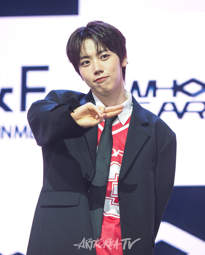 그룹 아홉의 첫 번째 미니앨범 '후 위 아'(WHO WE ARE) 발매기념 쇼케이스(차웅기) 2025.07.01 사진 ⓒ아트코리아방송 이용선 기자​