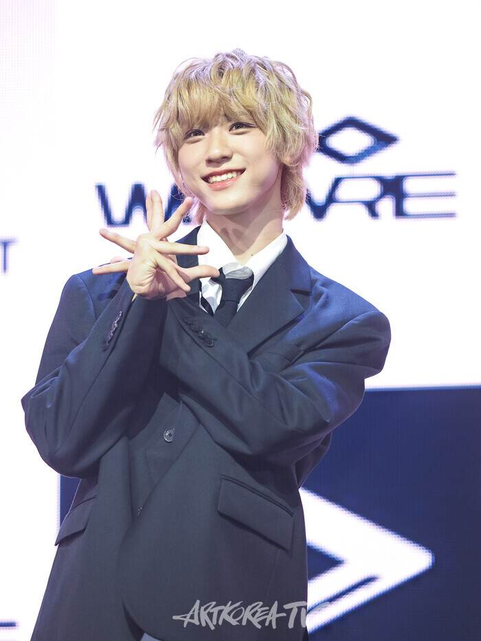 그룹 아홉의 첫 번째 미니앨범 '후 위 아'(WHO WE ARE) 발매기념 쇼케이스(다이스케) 2025.07.01 사진 ⓒ아트코리아방송 이용선 기자​