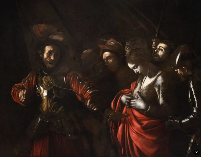 카라바조의 새로 복원된 성 우르술라의 순교  (1610). 사진-클라우디오 주스티. Archivio Patrimonio Artistico Intesa Sanpaolo 제공.