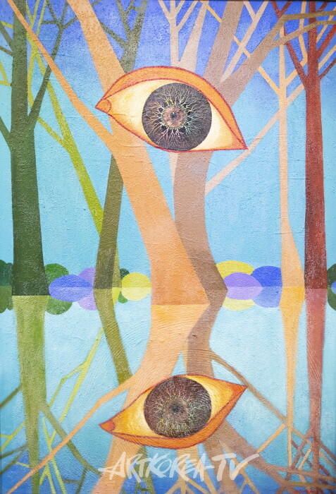 안병학 초대전 ‘흔들리는 나뭇가지의 삶’ -사진 김한정 기자