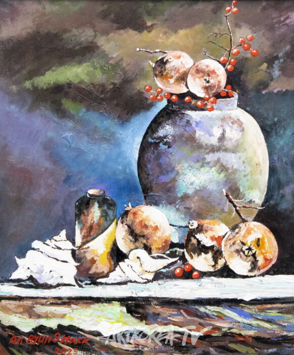 안병학 초대전 ‘흔들리는 나뭇가지의 삶’ -사진 김한정 기자