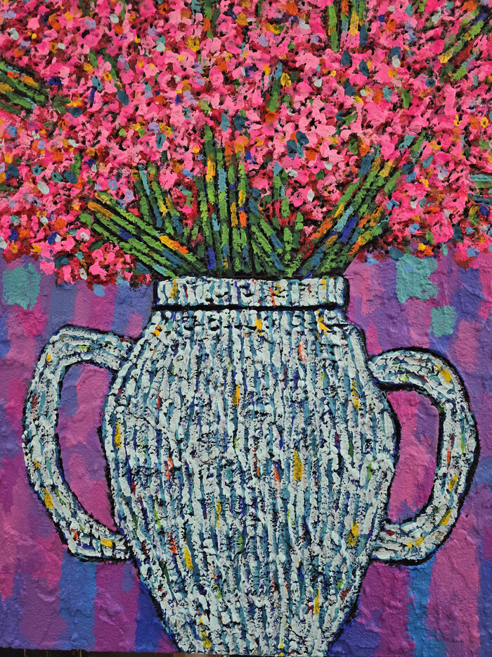 사는이야기-화양연화  61.1x90.9cm 혼합재료  2025년