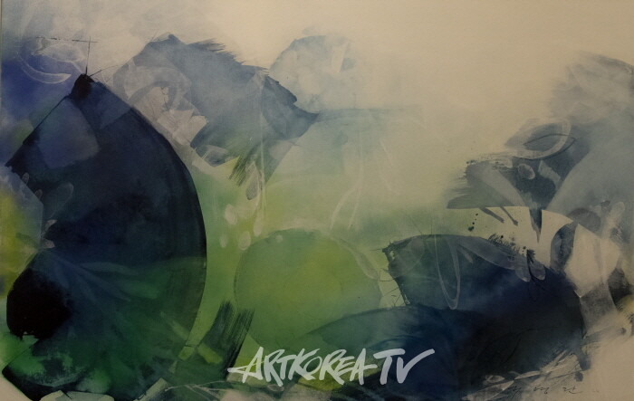 구영란-The harmony 2562-Acrylic on canvas-사진 김한정 기자