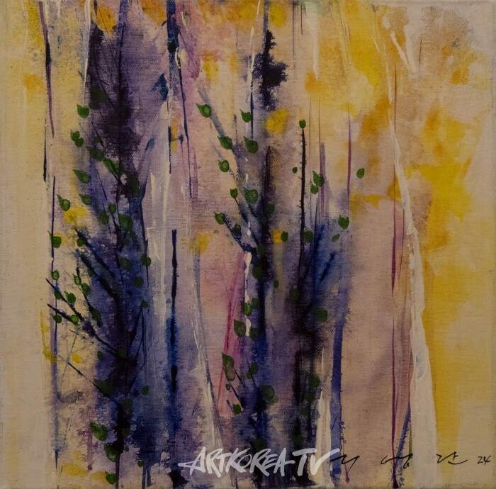 구영란-The harmony 2574-Acrylic on canvas-사진 김한정 기자