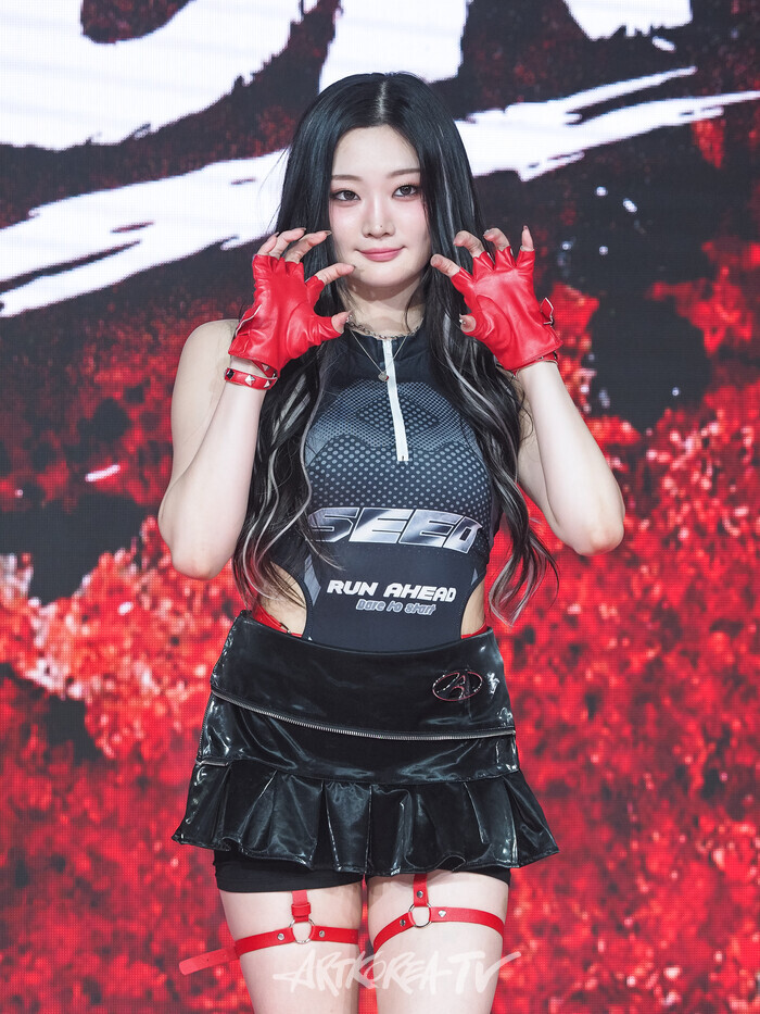 WITCHX!(위치스) 두 번째 싱글 앨범 '런 베이비 런'(Run Baby Run) 발매 기념 쇼케이스(마고). 2025.07.07 사진 ⓒ아트코리아방송 이용선 기자​