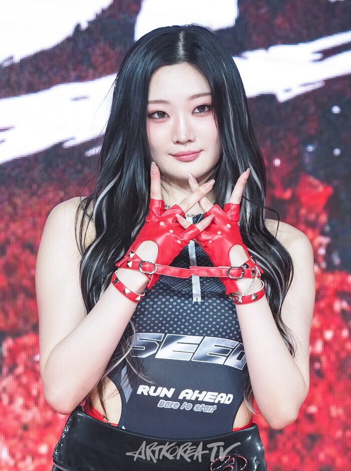 WITCHX!(위치스) 두 번째 싱글 앨범 '런 베이비 런'(Run Baby Run) 발매 기념 쇼케이스(마고). 2025.07.07 사진 ⓒ아트코리아방송 이용선 기자​