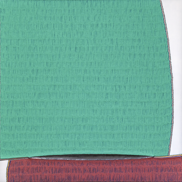 틈 - 積·硏(적·연) (3-02)_90x90cm_Mixed media on canvas_2024-사진제공 권순익 작가