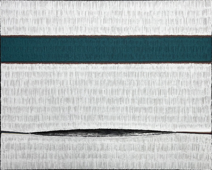 틈-積·硏 (2-03)_90.9x72.7cm_Mixed media on canvas_2025-사진제공 권순익 작가