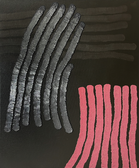 線-봄을 찾아서 (3-03)_72.7x60.6cm_Mixed media on canvas_2025-사진제공 권순익 작가