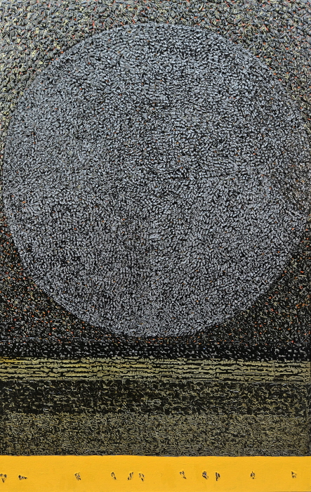 여명(黎明, dawn), 65.5x100.4cm, Canvas+Mixed media, 2024-사진제공 이성영 작가