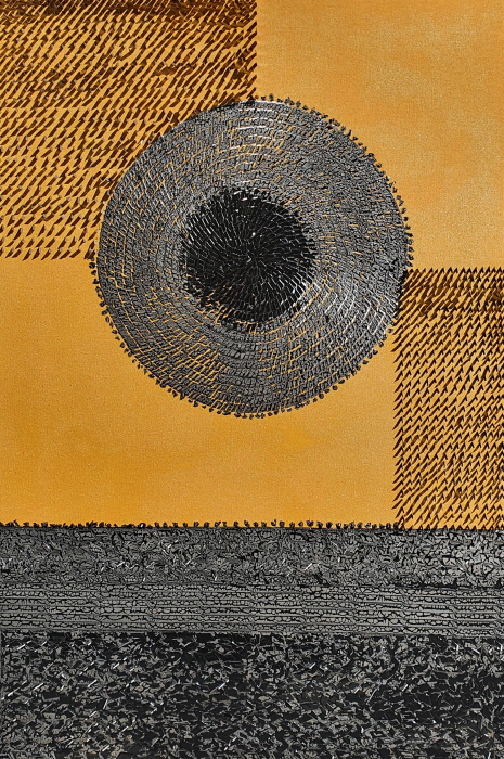 여명(黎明, dawn), 60.8×91cm, Canvas+Mixed media, 2022.-사진제공 이성영 작가