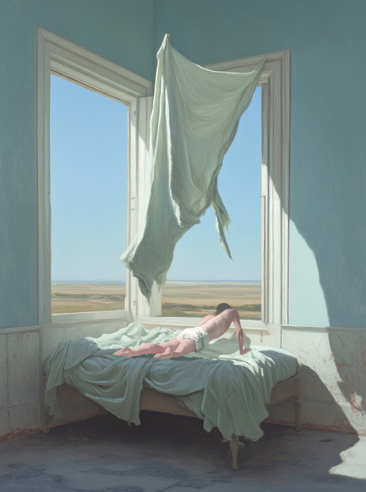 Hopeless Romantic - 3 130.3x97.0cm(60F) Oil on linen 2025_540만원-사진제공 갤러리 나우