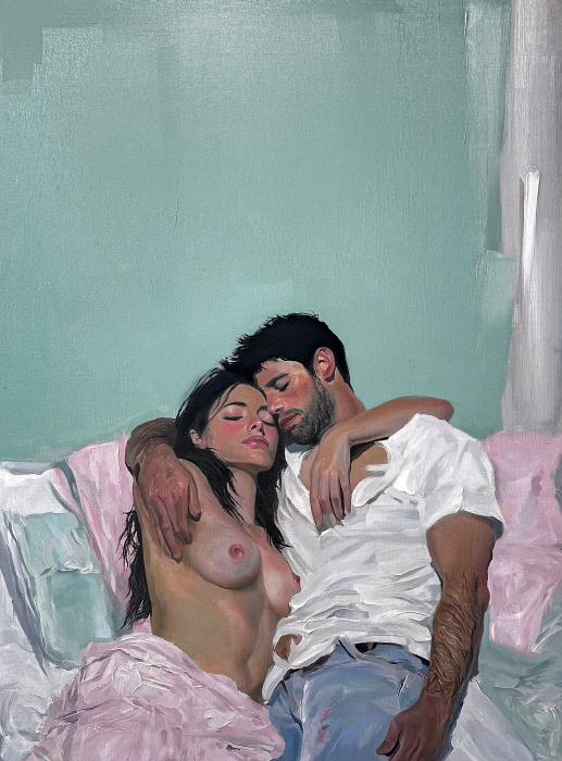 Hopeless Romantic - 1 130.3x97.0cm(60F) Oil on linen 2025_540만원-사진제공 갤러리 나우