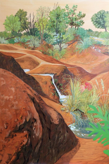 Hyunjeong Lim, Red Dirt Waterfall(2025)-사진제공 아뜰리에 아키