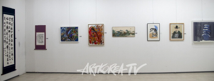 제19회 대한민국서예문인화원로총연합회 작품들-사진제공 김한정 기자