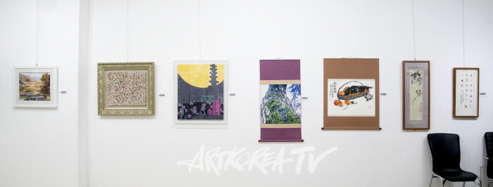 제19회 대한민국서예문인화원로총연합회 작품들-사진제공 김한정 기자