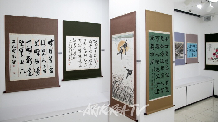 제19회 대한민국서예문인화원로총연합회 작품들-사진제공 김한정 기자