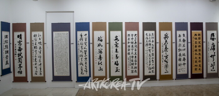 제19회 대한민국서예문인화원로총연합회 작품들-사진 김한정 기자