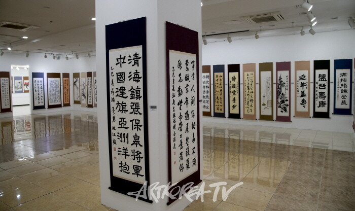 제19회 대한민국서예문인화원로총연합회 작품들-사진 김한정 기자