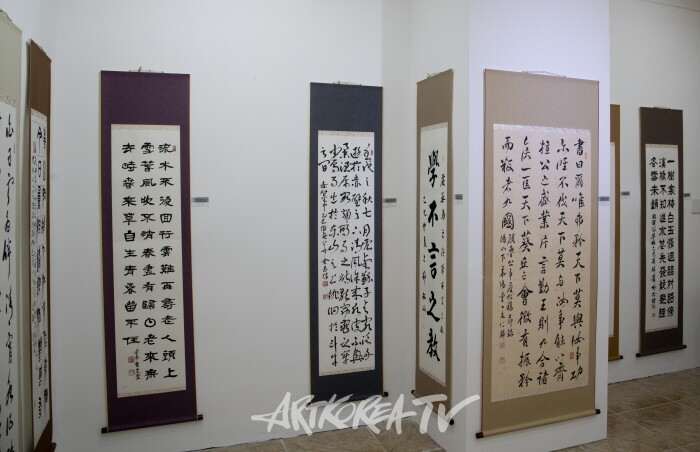 제19회 대한민국서예문인화원로총연합회 작품들-사진 김한정 기자