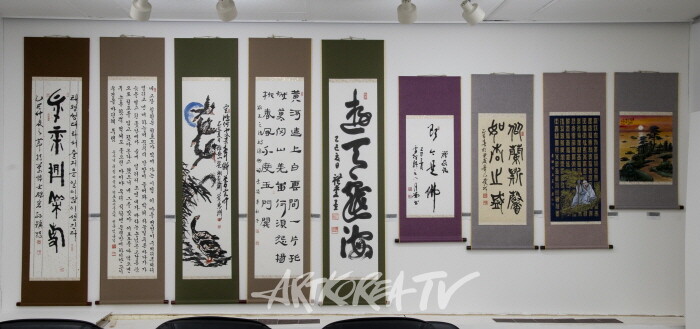 제19회 대한민국서예문인화원로총연합회 작품들-사진 김한정 기자