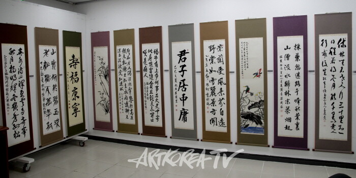 제19회 대한민국서예문인화원로총연합회 작품들-사진 김한정 기자