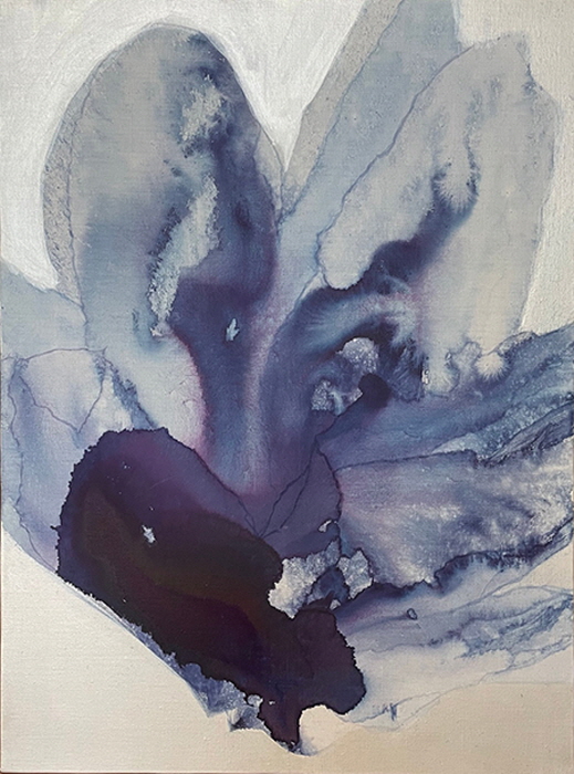 변화-푸른꽃III, 70x53, 캔버스에 채색-사진제공 장은선 갤러리