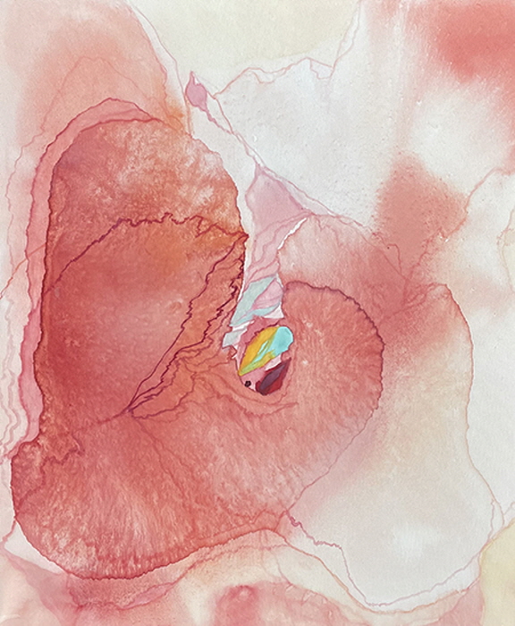 자연-창조, 270x60, 캔버스에 채색, 2025-사진제공 장은선 갤러리