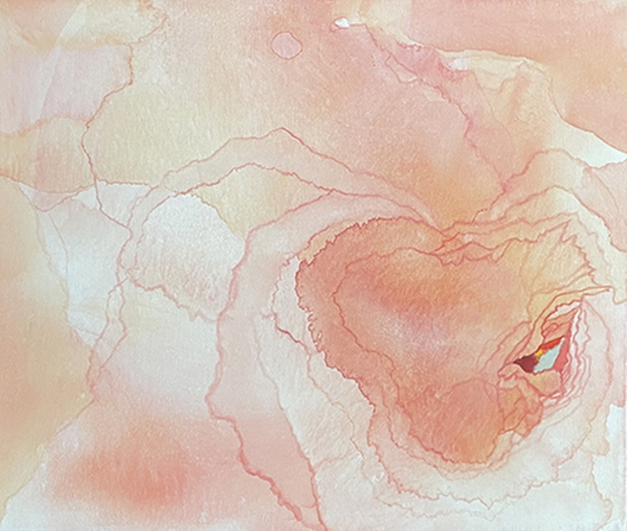 자연-창조, 360x70, 캔버스에 채색, 2025-사진제공 장은선 갤러리