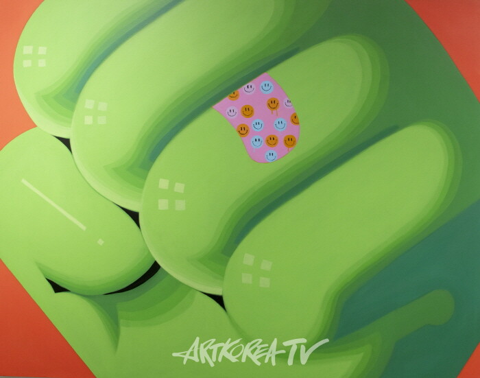 김인작가2025-acrylic on canvas-91.0×116.8cm-사진 김한정 기자