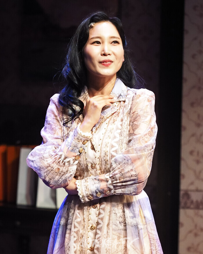 연극 '사의 찬미' 프레스콜(나혜석 역 이예원) 2025.07.10 사진 ⓒ아트코리아방송 이용선 기자​