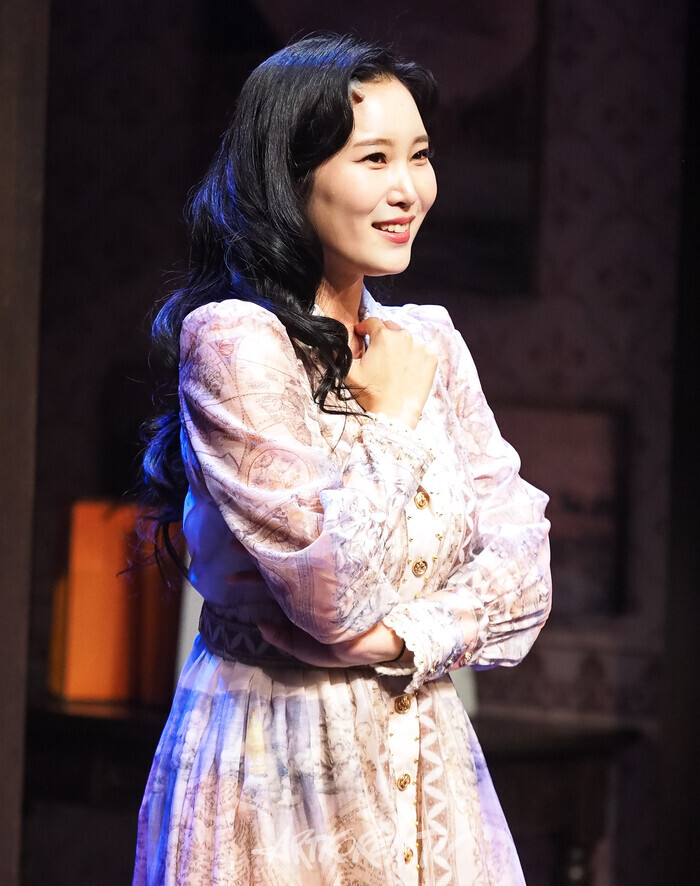 연극 '사의 찬미' 프레스콜(나혜석 역 이예원) 2025.07.10 사진 ⓒ아트코리아방송 이용선 기자​