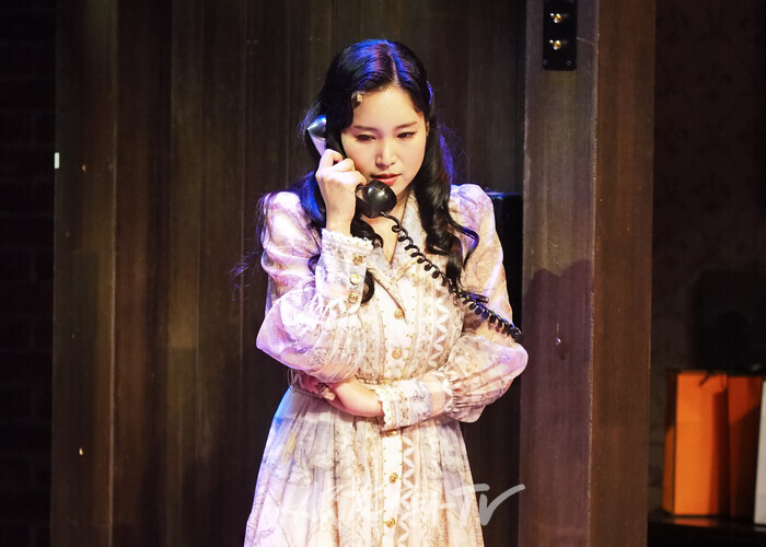 연극 '사의 찬미' 프레스콜(나혜석 역 이예원) 2025.07.10 사진 ⓒ아트코리아방송 이용선 기자​