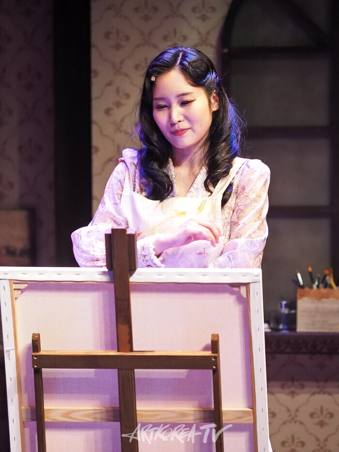 연극 '사의 찬미' 프레스콜(나혜석 역 이예원) 2025.07.10 사진 ⓒ아트코리아방송 이용선 기자​