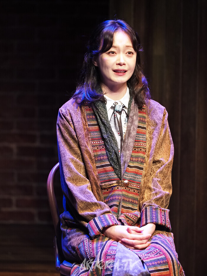 연극 '사의 찬미' 프레스콜(로미 역 전소민) 2025.07.10 사진 ⓒ아트코리아방송 이용선 기자​