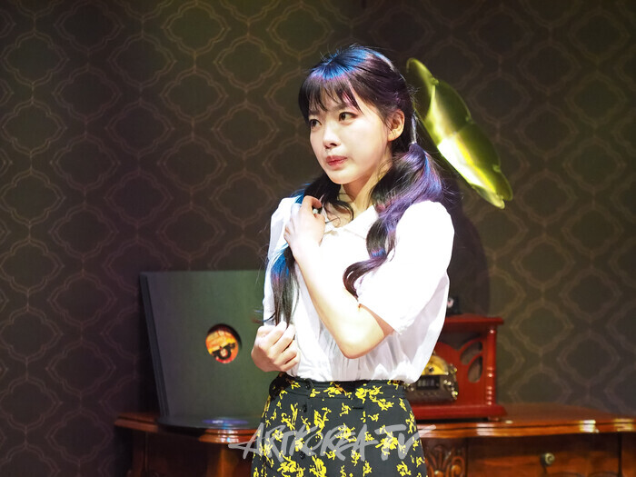 연극 '사의 찬미' 프레스콜(정점효 역 박수야) 2025.07.10 사진 ⓒ아트코리아방송 이용선 기자​