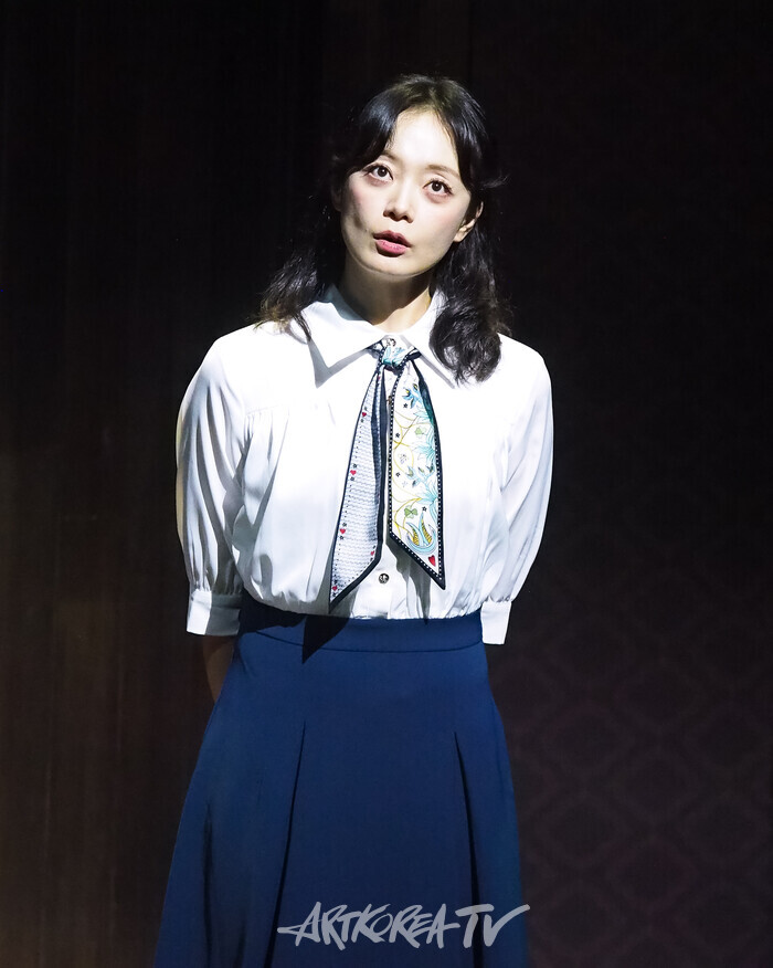 연극 '사의 찬미' 프레스콜(윤심덕 역 전소민) 2025.07.10 사진 ⓒ아트코리아방송 이용선 기자​