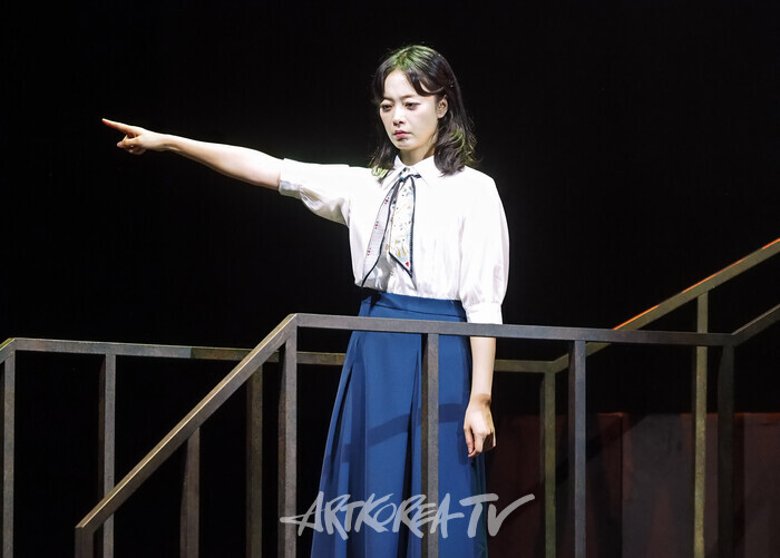 연극 '사의 찬미' 프레스콜(윤심덕 역 전소민) 2025.07.10 사진 ⓒ아트코리아방송 이용선 기자​