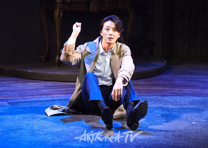 연극 '사의 찬미' 프레스콜(김우진 역 윤시윤) 2025.07.10 사진 ⓒ아트코리아방송 이용선 기자​