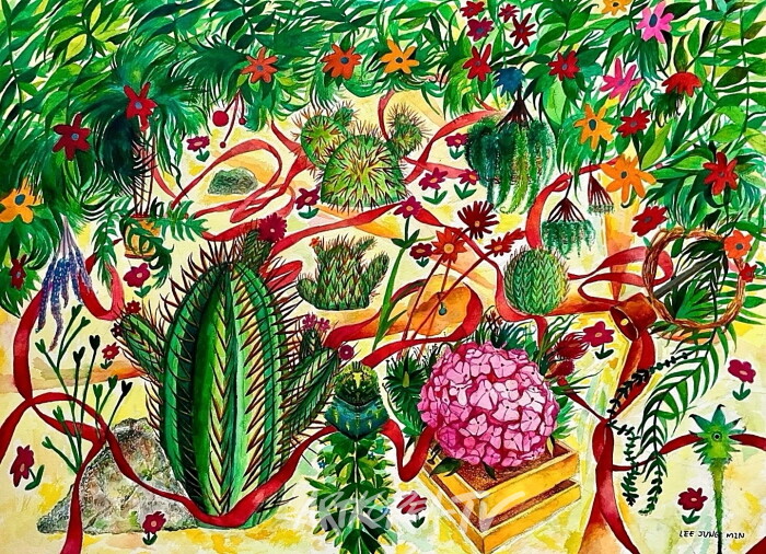 아트코리아 안갤러리 상_이정민_하모니_2025_수채화물감_53.0x72.7cm-사진 김한정 기자