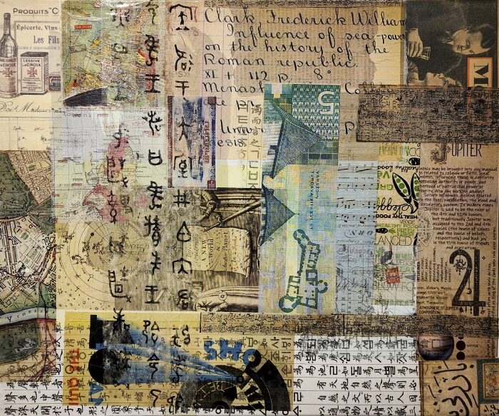이승배-아비투스 2025 Collage on Canvas, 72.7-60.6cm-사진 김한정 기자