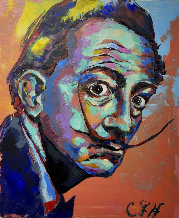 최재혁-살바드르 달리 2024 Acrylic on Canvas, 72.7-60.6cm-사진 김한정 기자