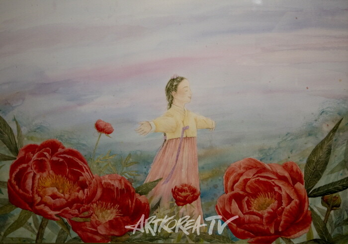 Laura acosta-All Flourishing Is Mutual-Watercolors 51.5×72.8cm 2025-사진 김한정 기자