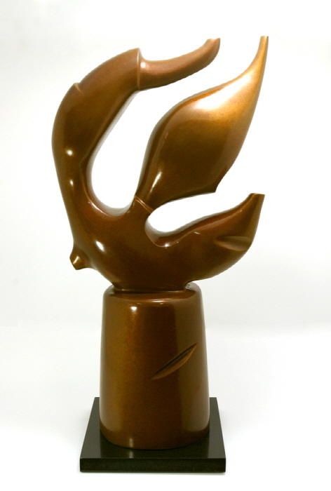 이돈희, 빛바라기, 브론즈, 40×21×78.5cm, 2009-사진제공 김종근 미술평론가