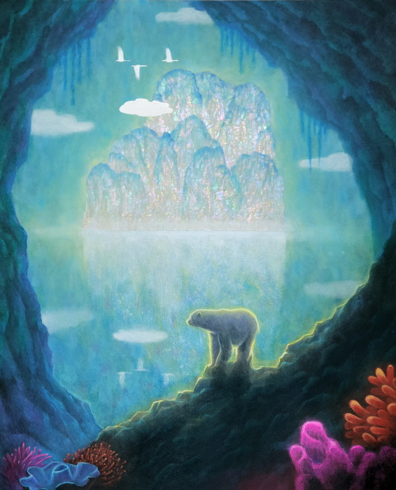 북극곰 시리즈 90.9x72.7cm, 2025-사진제공 갤러리 채율