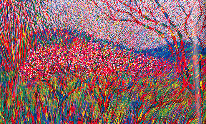 이대원, 농원, 1987, 캔버스에 유채, 110x160cm (사진=서울미술관)-사진제공 김종근 미술평론가